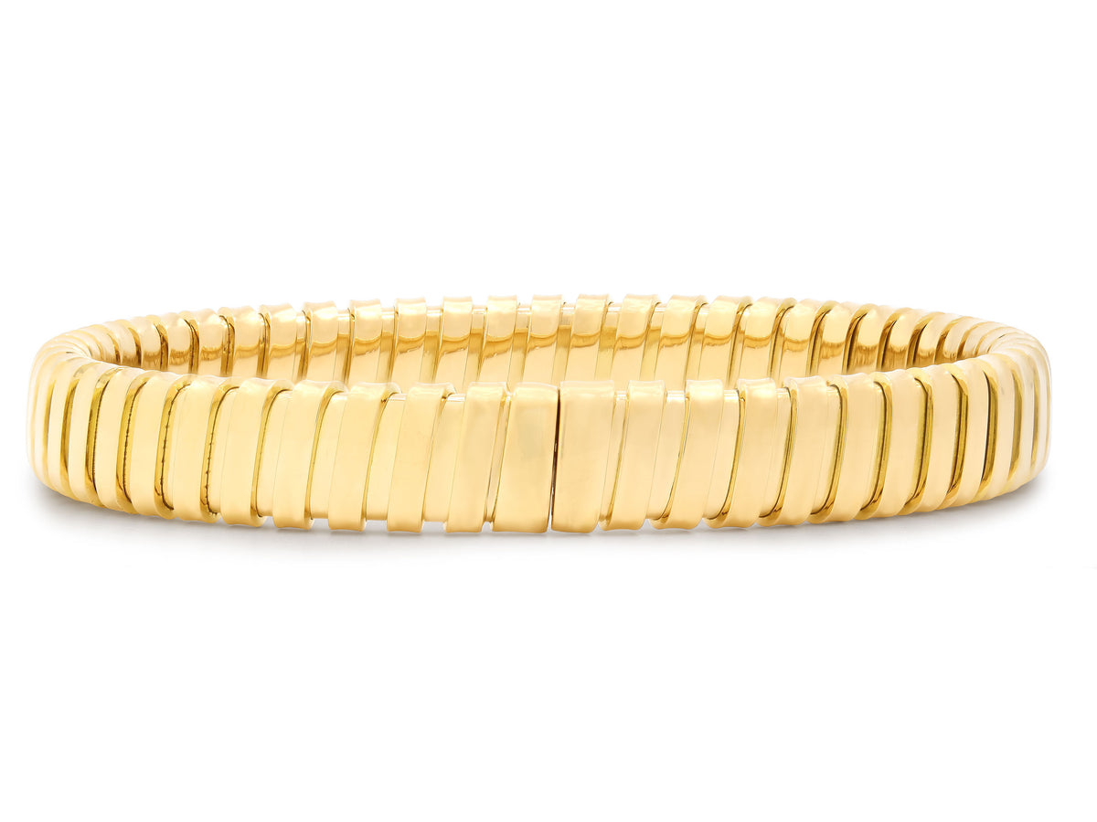 Tubogas Bracelet in 18K Gold by Beladora