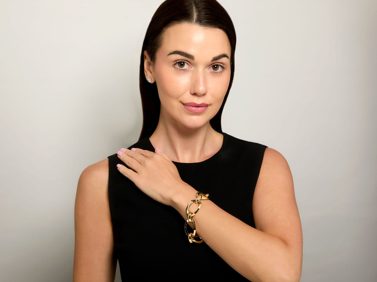 Link Bracelet in 18K Gold, by Beladora