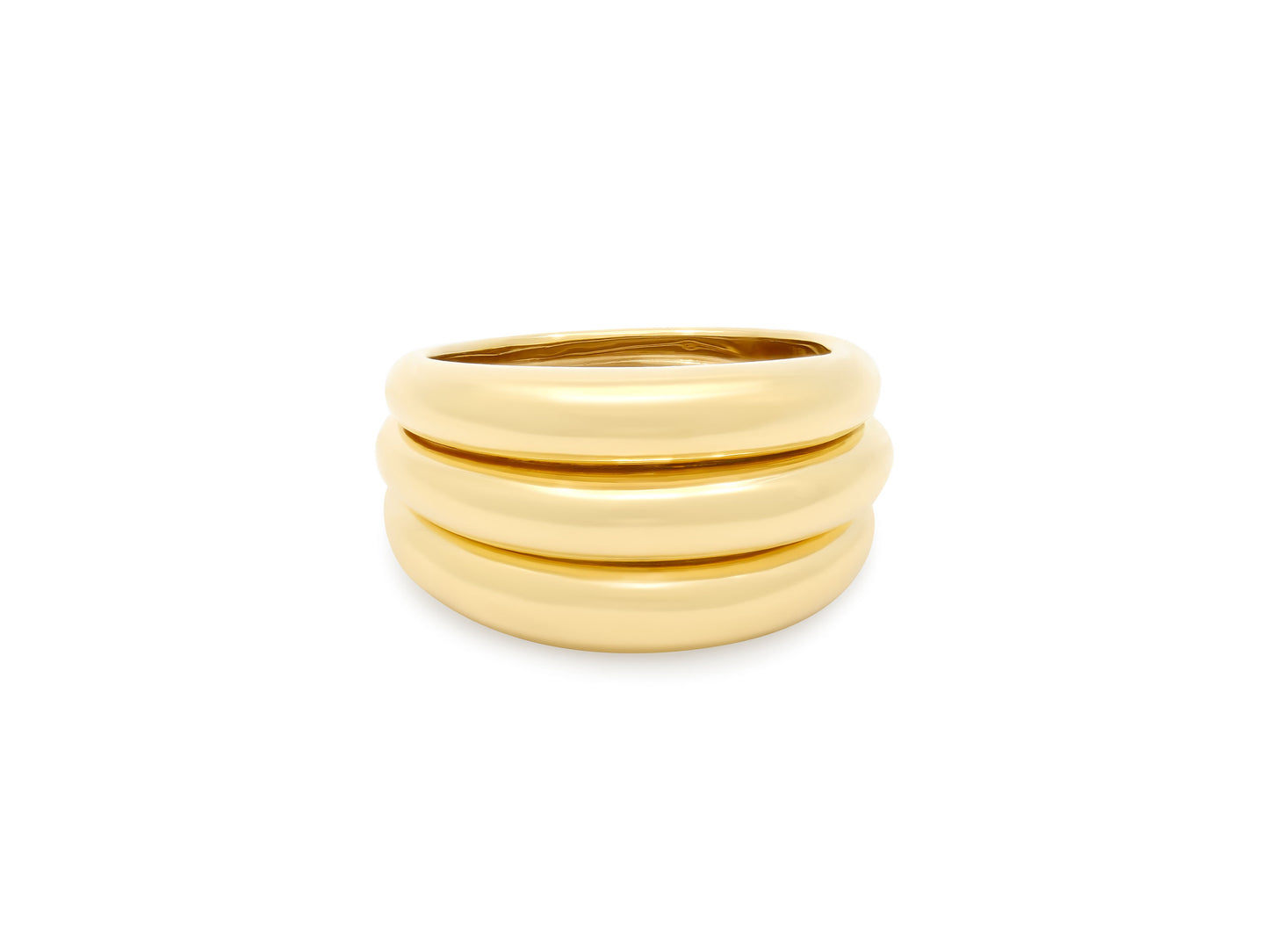 Fluted Ring in 18K Gold, by Beladora