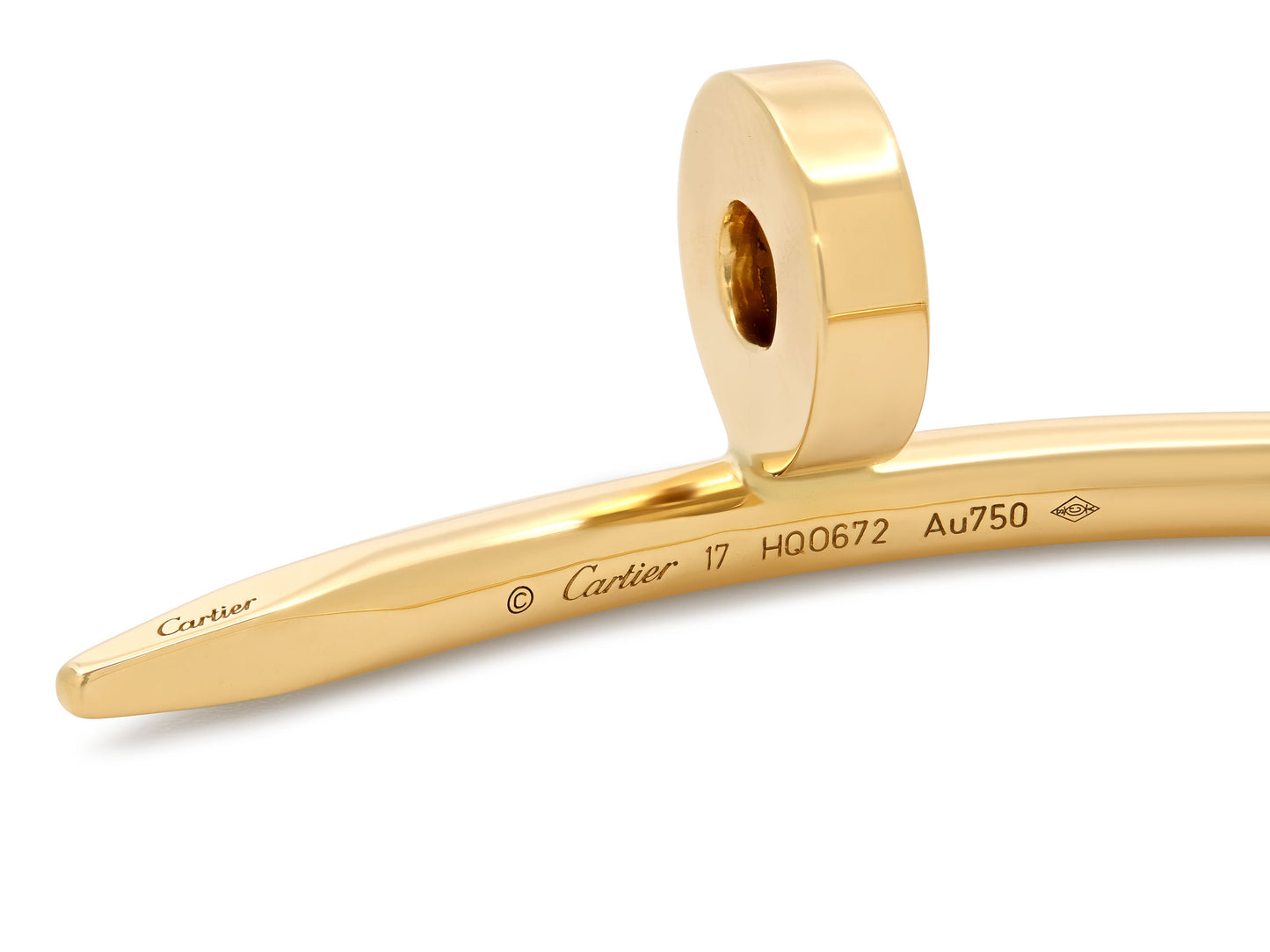 Cartier 'Juste Un Clou' Bracelet, Classic Model, in 18K Gold, Size 17