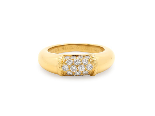 Van Cleef & Arpels 'Philippine' Diamond Ring in 18K Gold