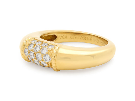 Van Cleef & Arpels 'Philippine' Diamond Ring in 18K Gold