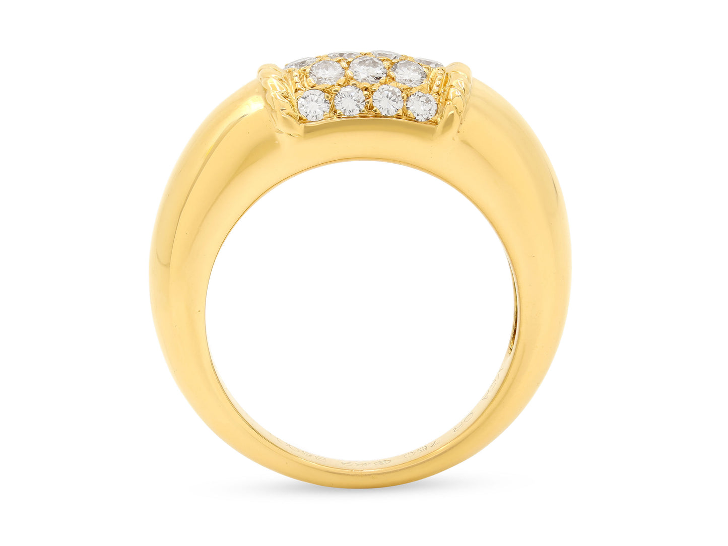 Van Cleef & Arpels 'Philippine' Diamond Ring in 18K Gold