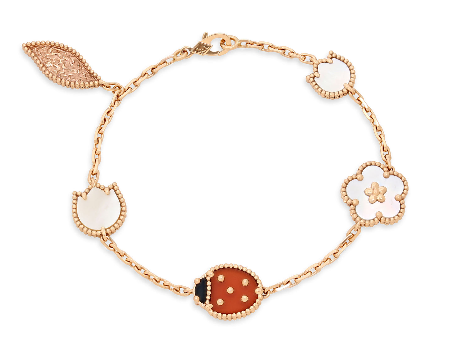Van Cleef & Arpels 'Lucky Spring' Bracelet in 18K Rose Gold