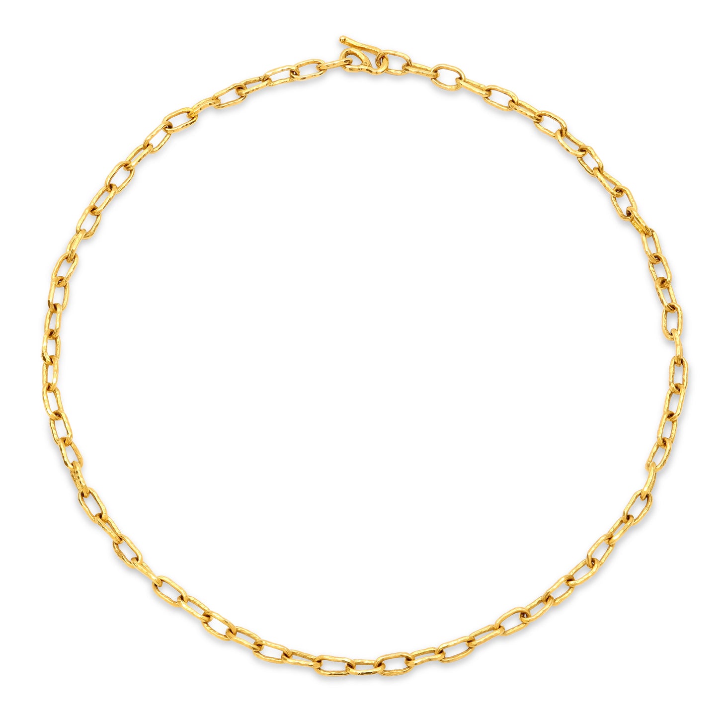 Jean Mahie 'Cadene' Link Necklace in 22K Gold