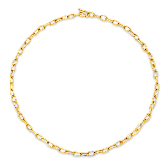 Jean Mahie 'Cadene' Link Necklace in 22K Gold