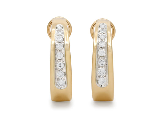 Hammerman Brothers Diamond Earrings in 14K Gold