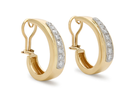 Hammerman Brothers Diamond Earrings in 14K Gold