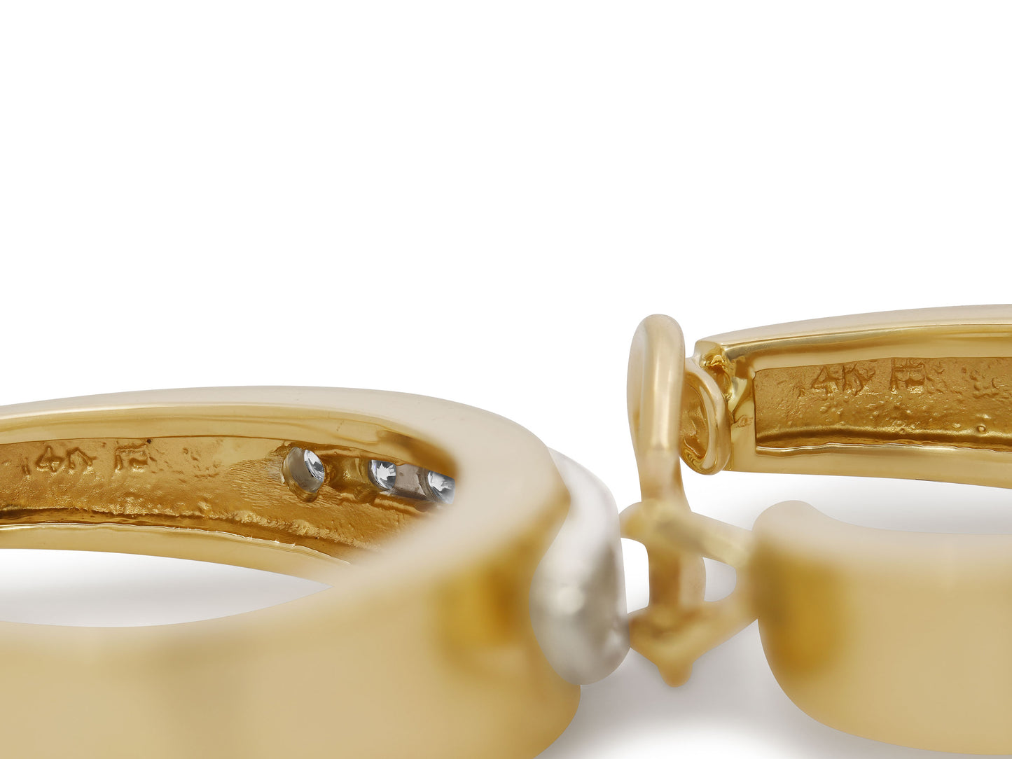 Hammerman Brothers Diamond Earrings in 14K Gold