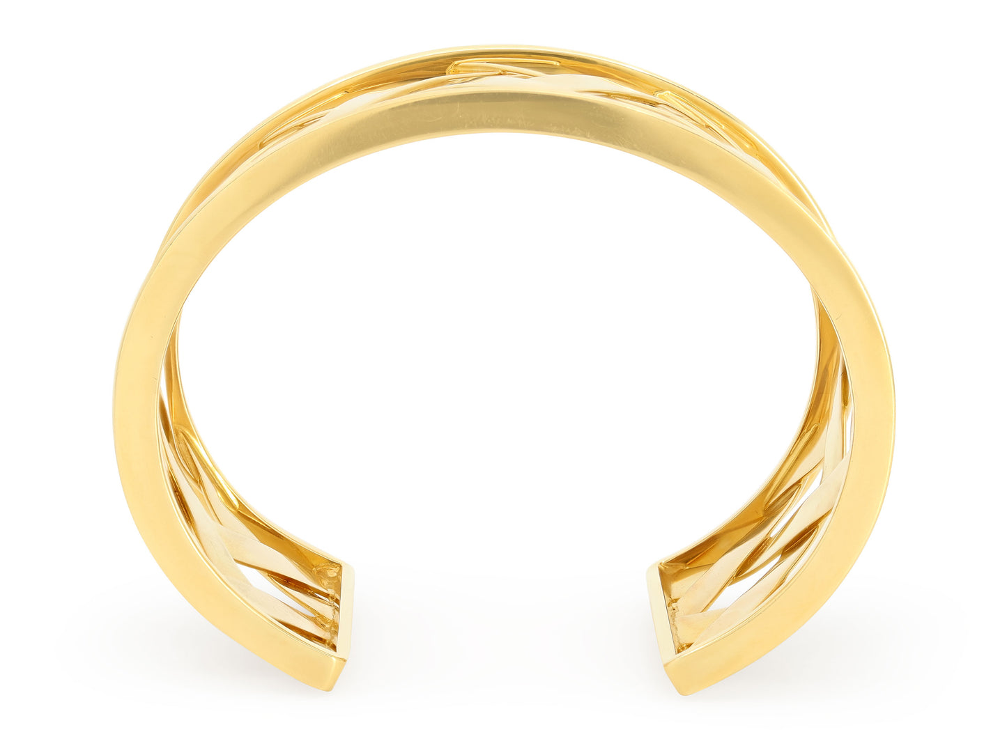Verdura 'Criss Cross' Cuff in 18K Gold