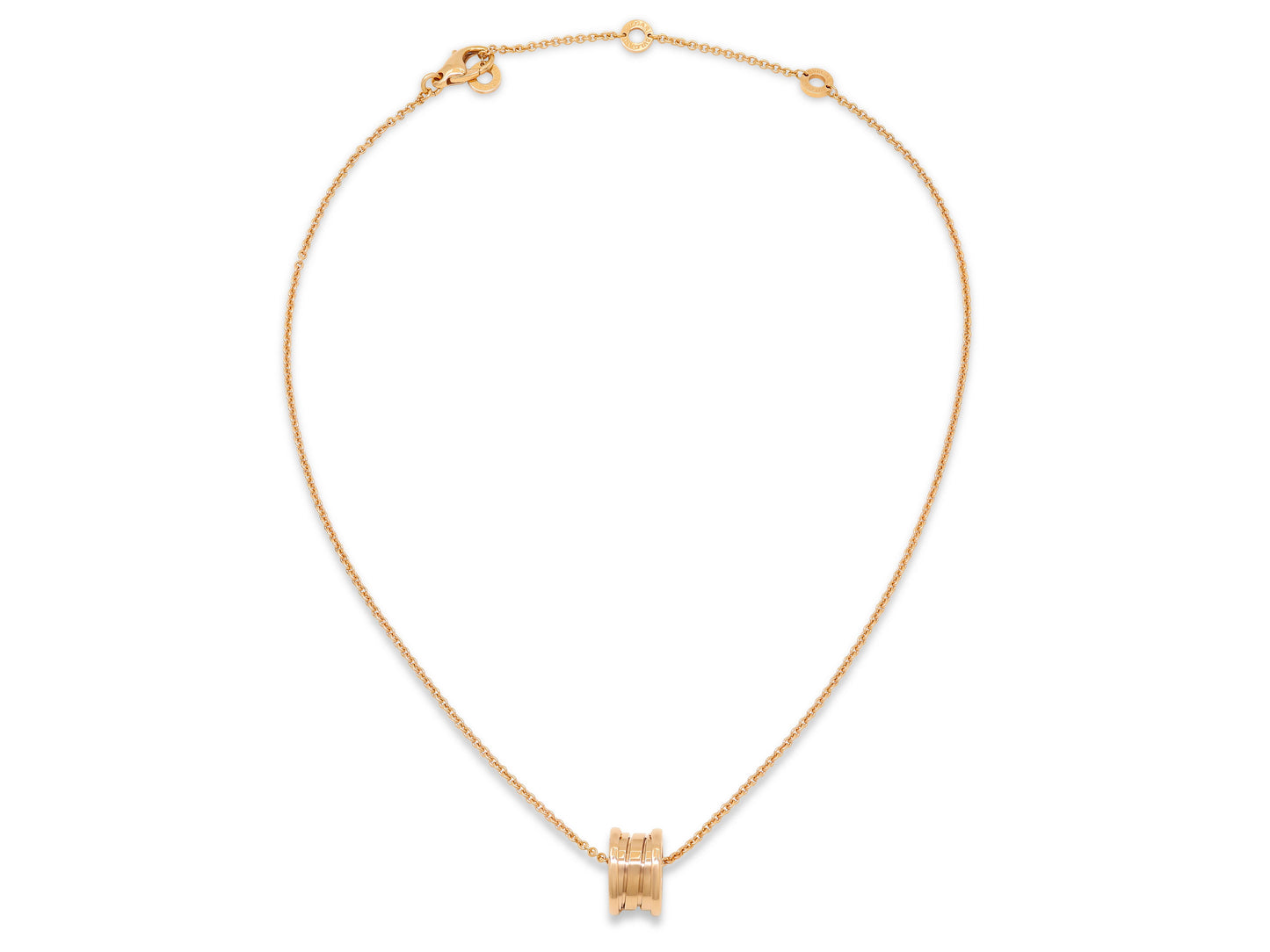Bulgari 'B.zero1' Necklace in 18K Rose Gold