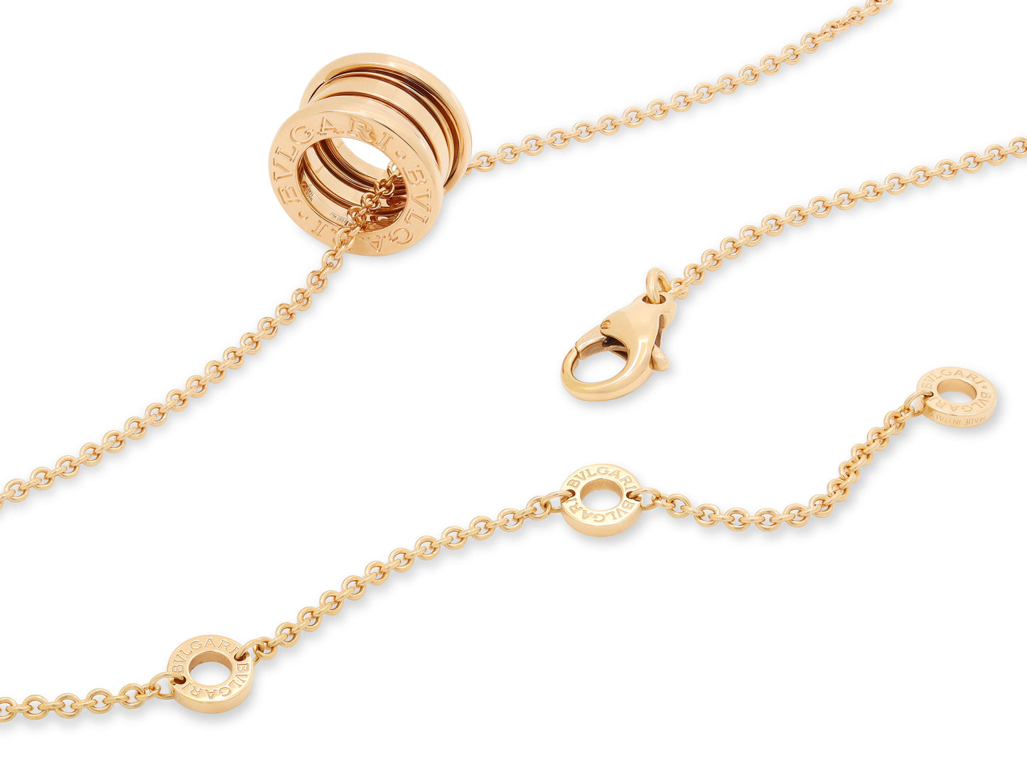 Bulgari 'B.zero1' Necklace in 18K Rose Gold