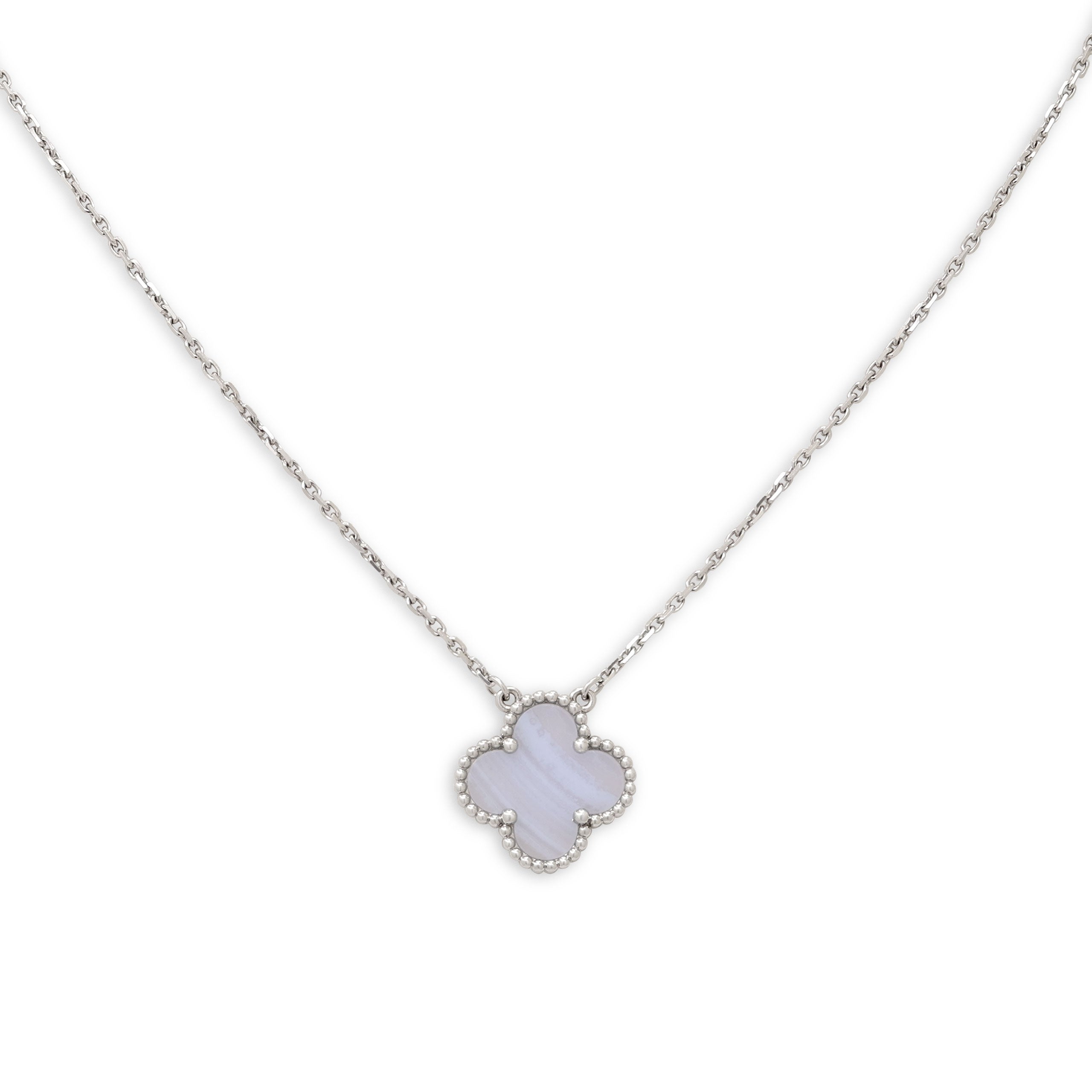 Van Cleef & Arpels 'Vintage Alhambra' Chalcedony Pen #521203