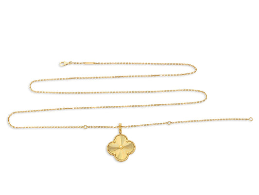 Van Cleef & Arpels 'Magic Alhambra' Pendant Necklace, in 18K Gold