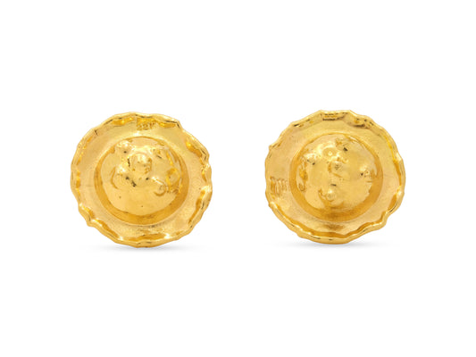 Jean Mahie Earrings in 22K Gold