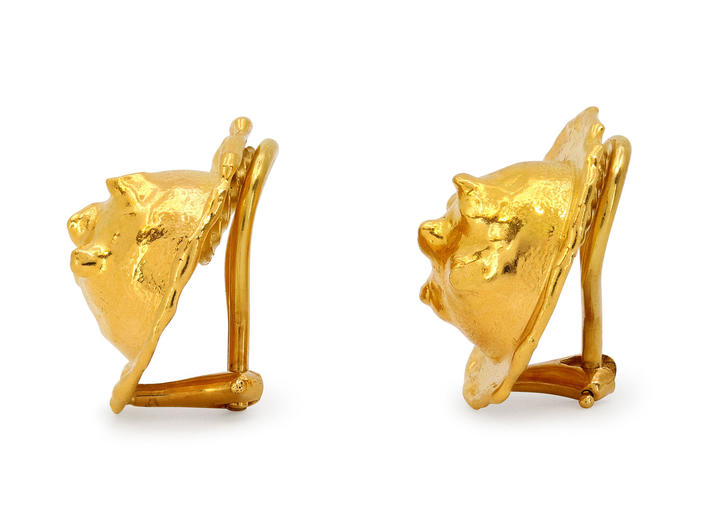 Jean Mahie Earrings in 22K Gold
