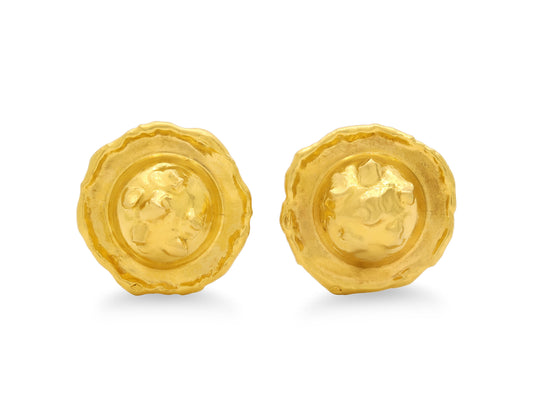 Jean Mahie Earrings in 22K Gold