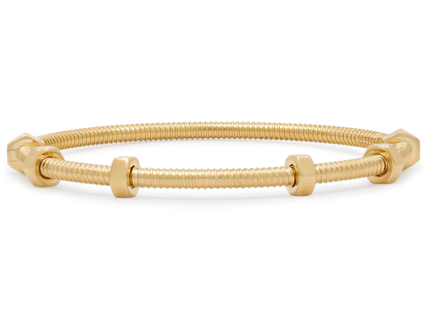 Cartier 'Écrou de Cartier' Bracelet in 18K Gold, Size 18