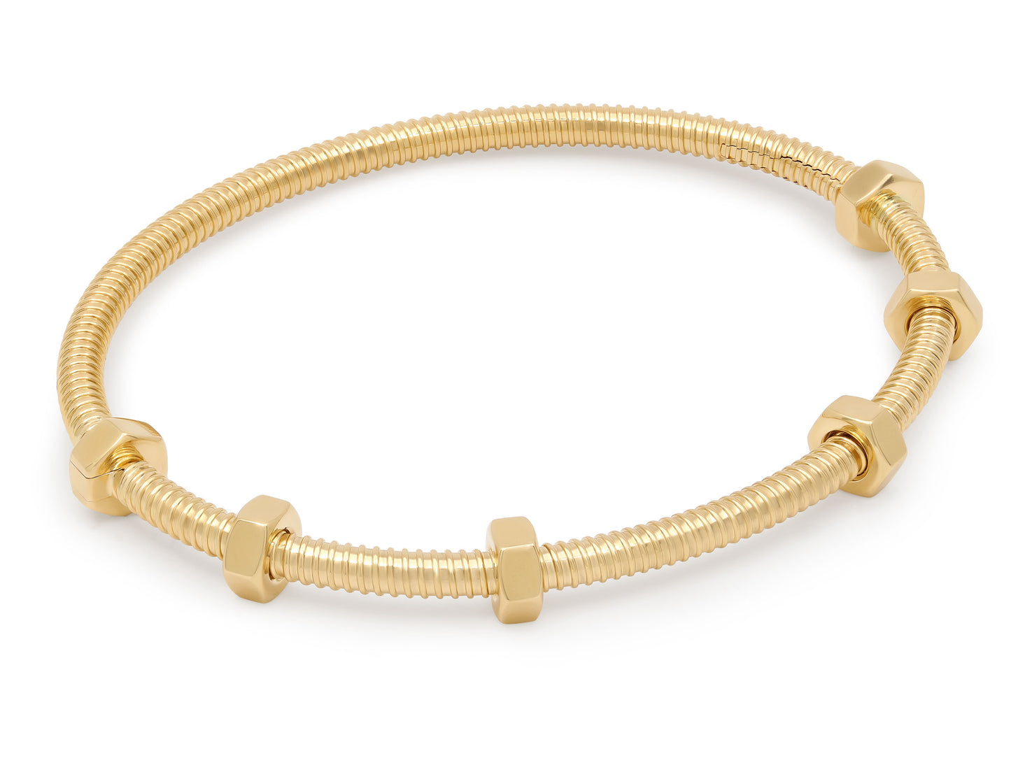 Cartier 'Écrou de Cartier' Bracelet in 18K Gold, Size 18