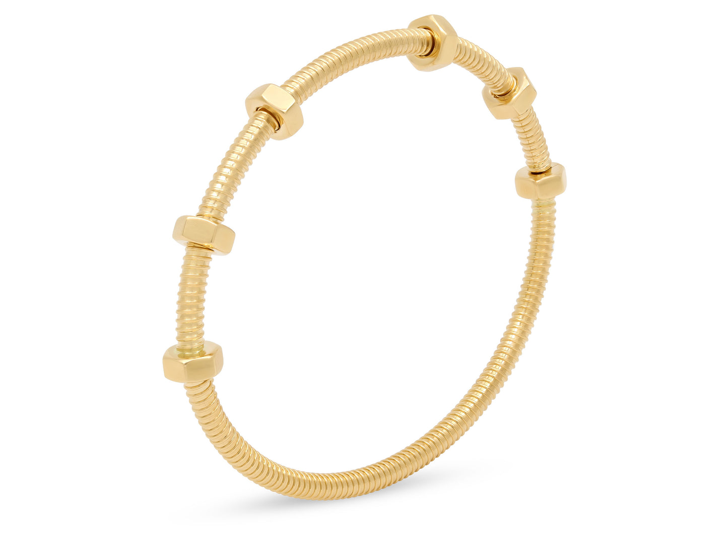 Cartier 'Écrou de Cartier' Bracelet in 18K Gold, Size 18