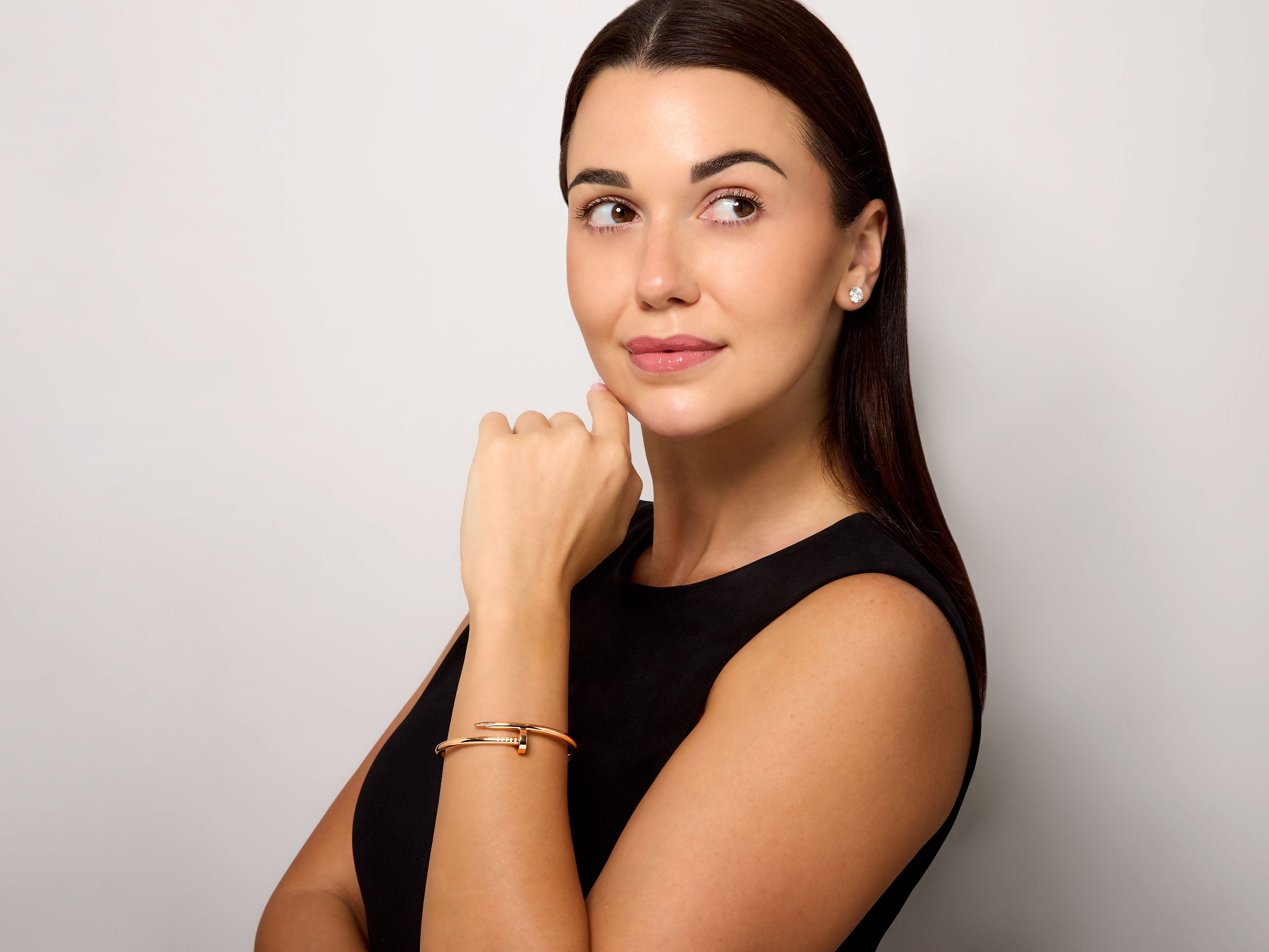 Cartier 'Juste Un Clou' Bracelet in 18K Rose Gold, S #521256