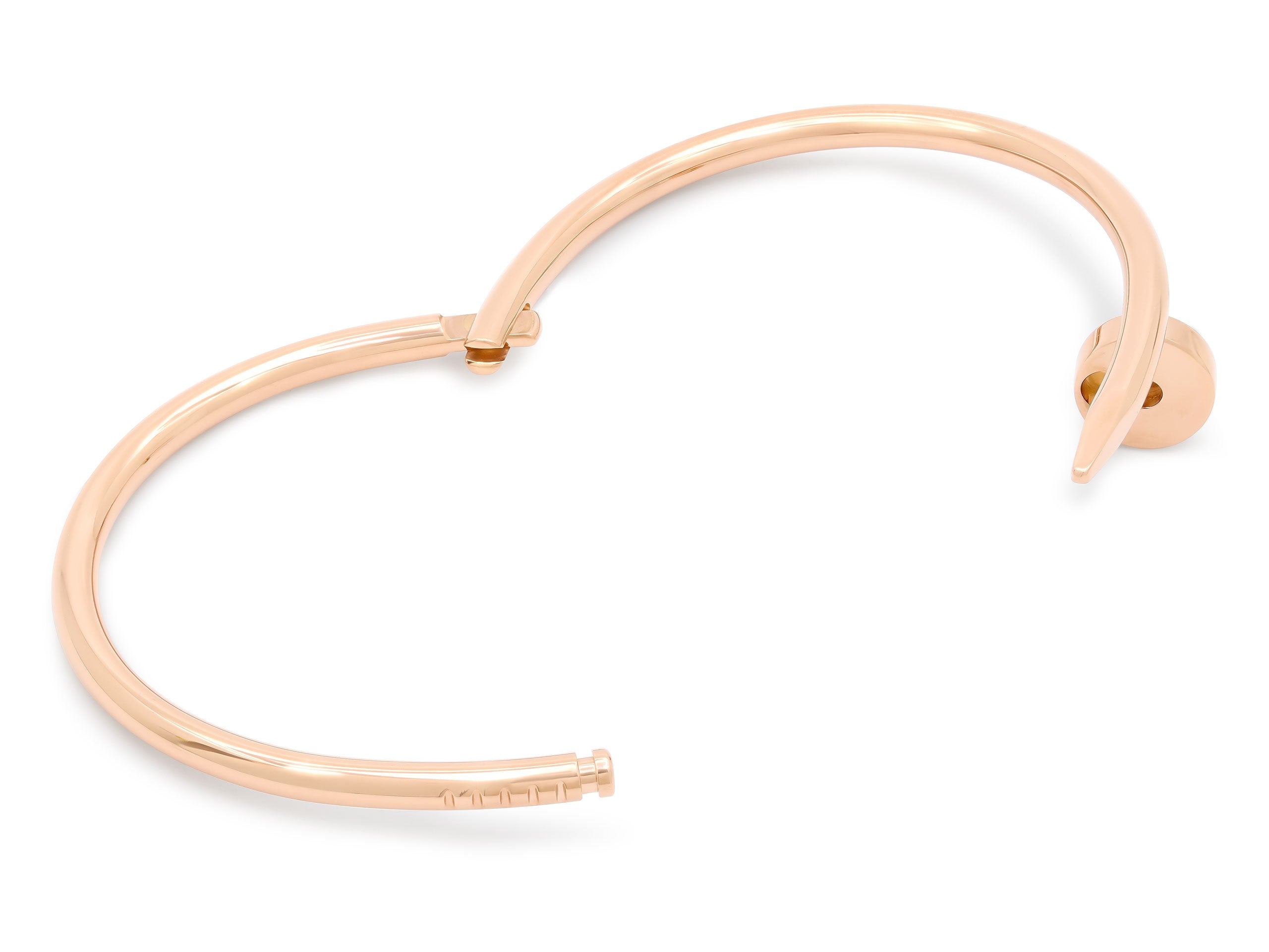 Cartier 'Juste Un Clou' Bracelet in 18K Rose Gold, S #521256