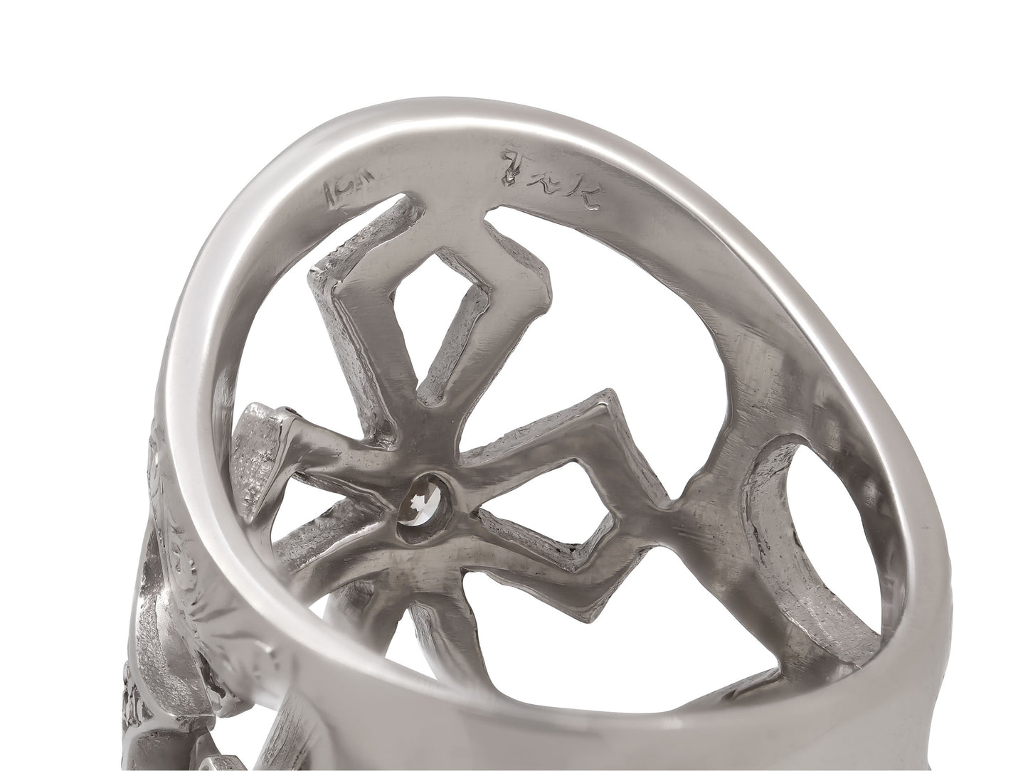 Loree Rodkin Diamond 'Bondage' Finger Ring in 18K White Gold