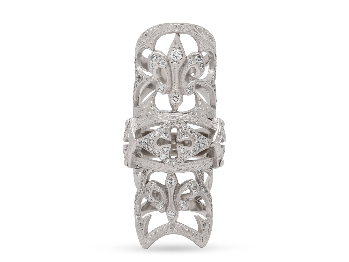 Loree Rodkin Diamond Finger Ring in 18K White Gold