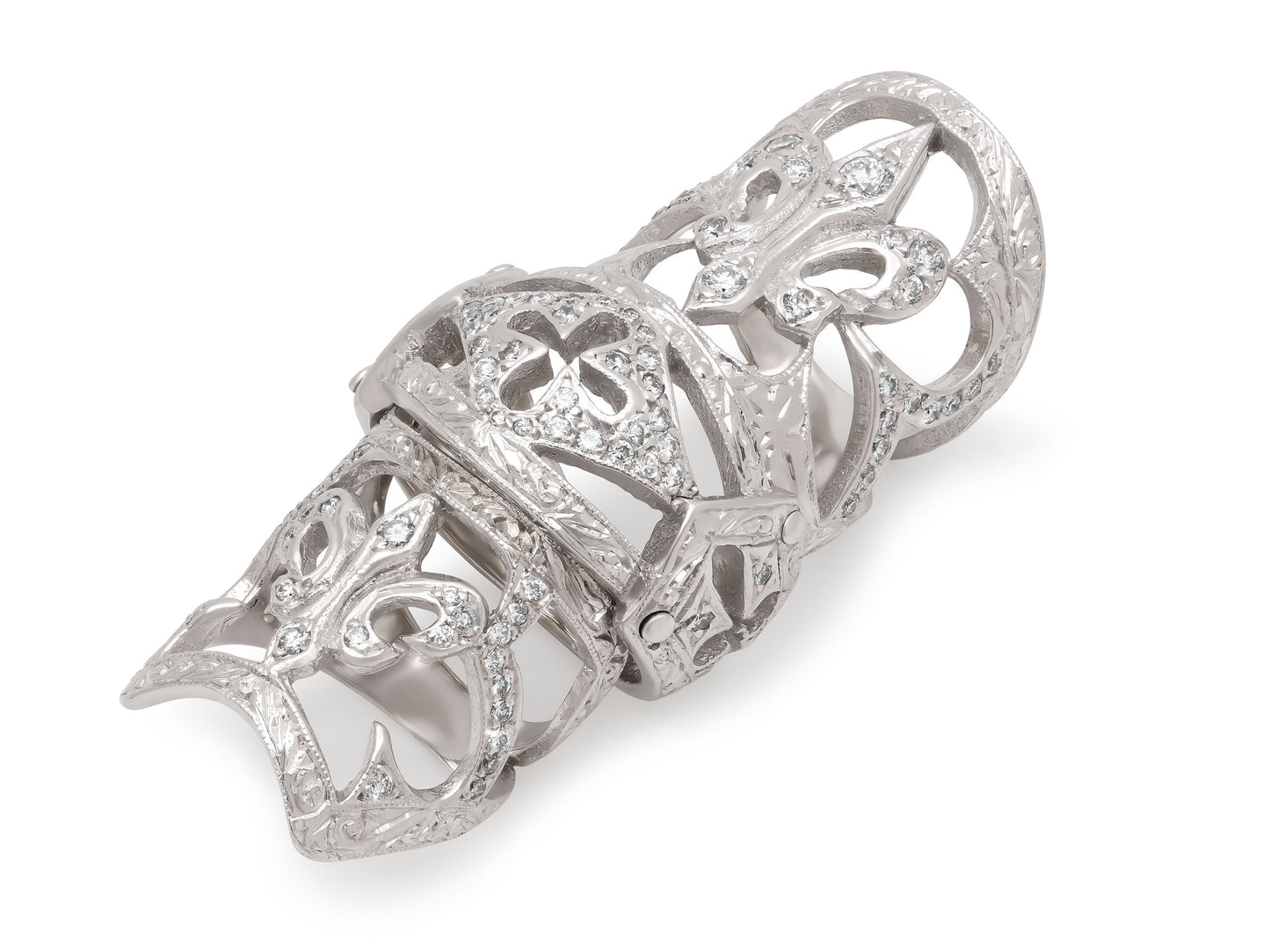 Loree Rodkin Diamond Finger Ring in 18K White Gold