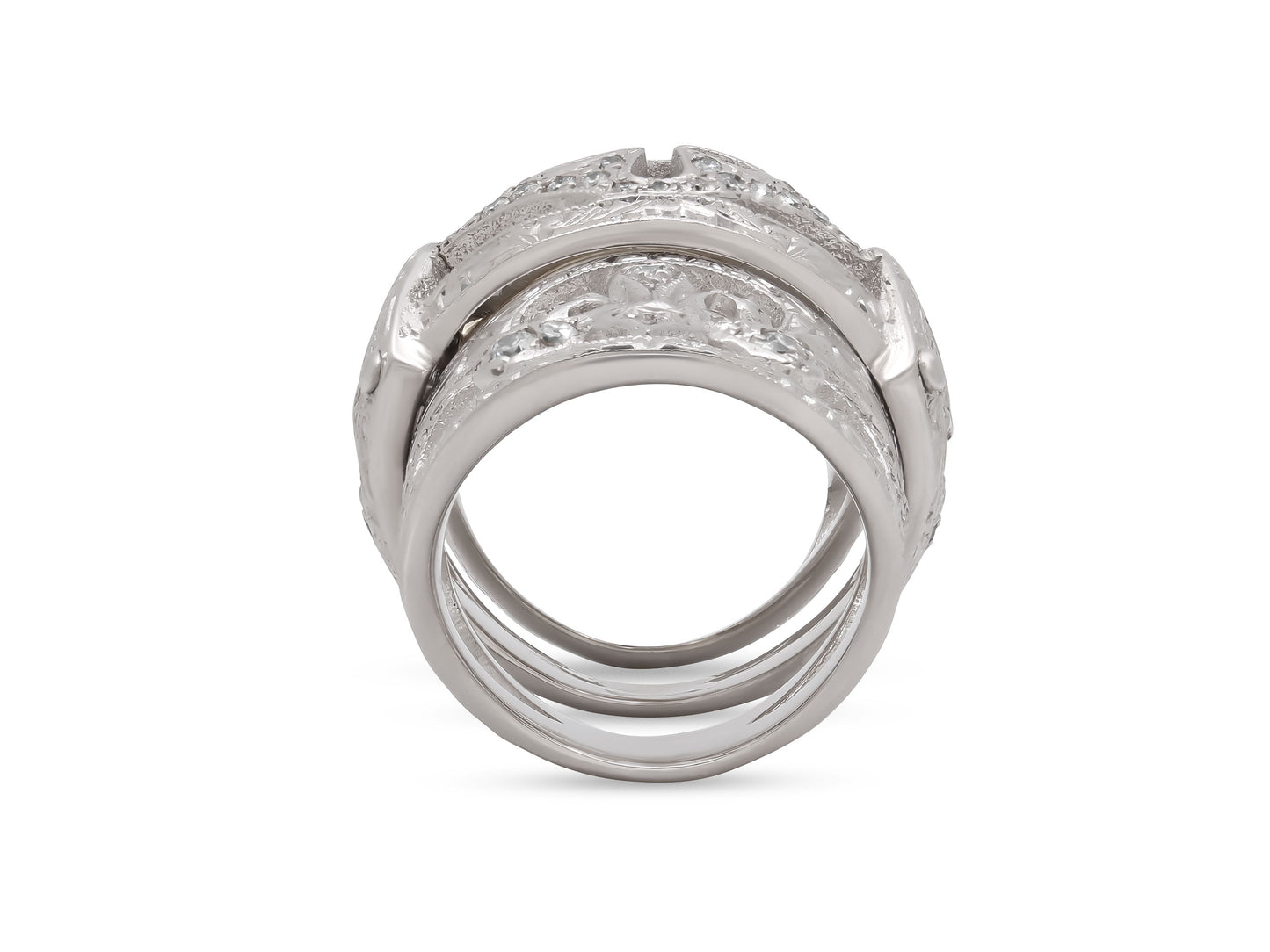 Loree Rodkin Diamond Finger Ring in 18K White Gold