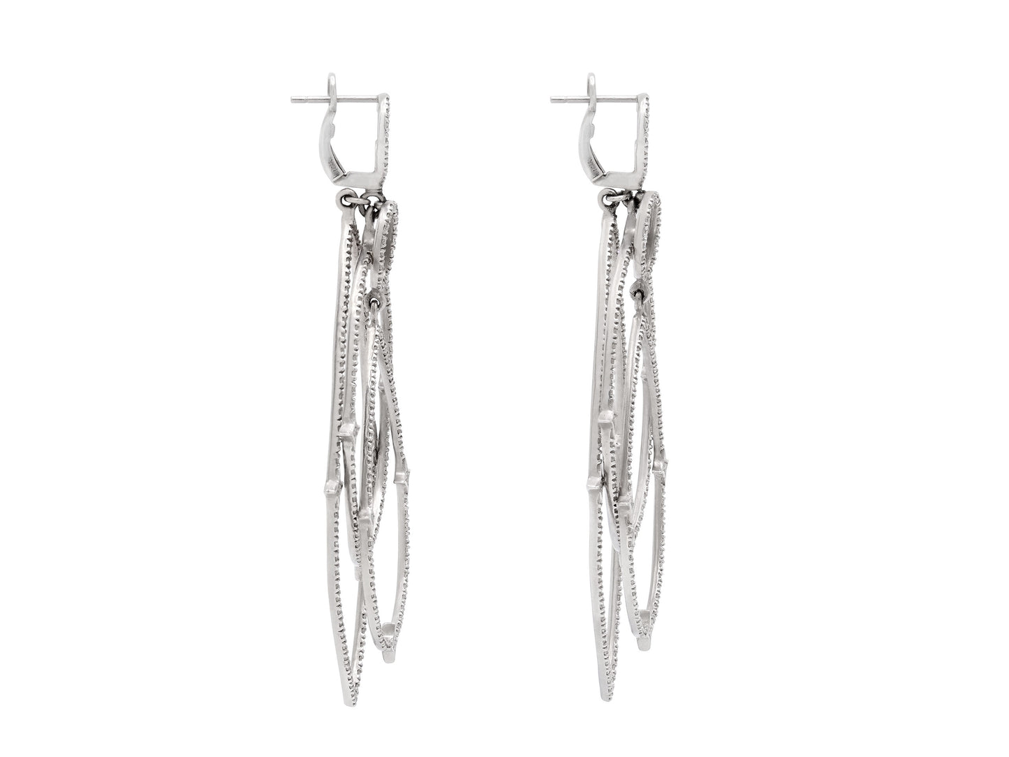 Loree Rodkin Diamond Earrings in 18K White Gold
