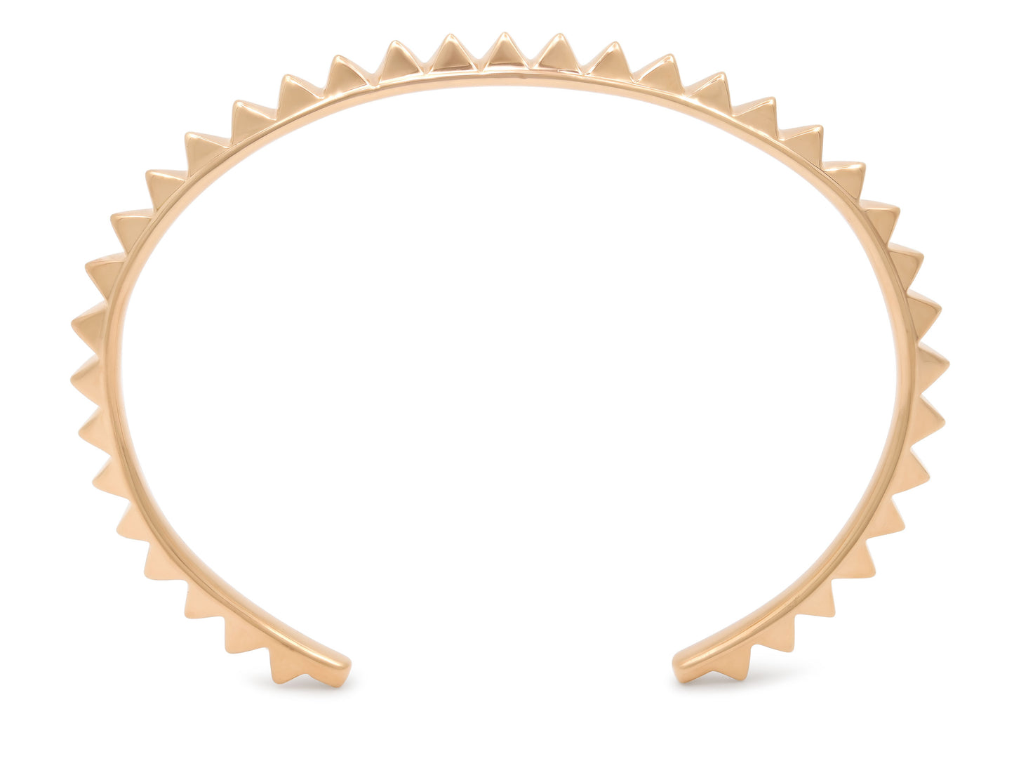 Pyramid Cuff Bracelet in 18K Rose Gold