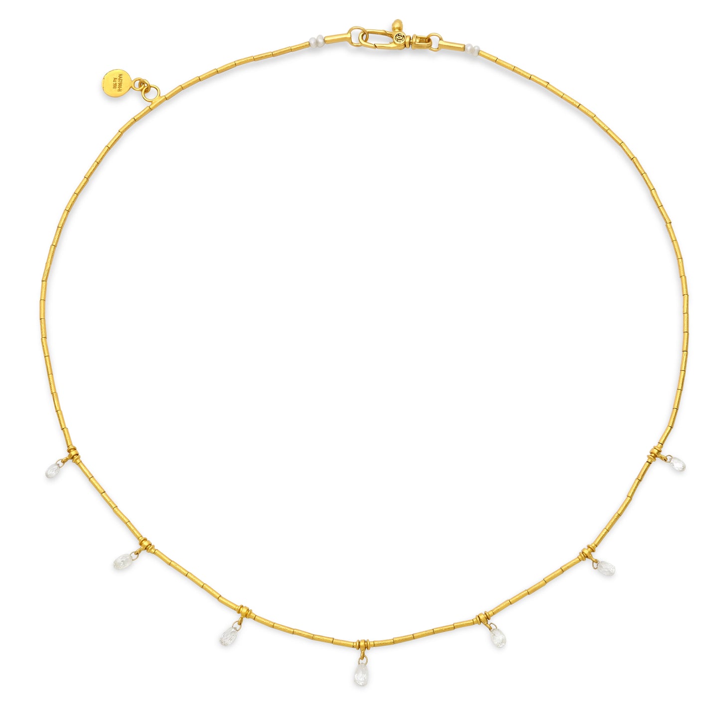 Gurhan 'Dew' Diamond Necklace in High Karat Gold