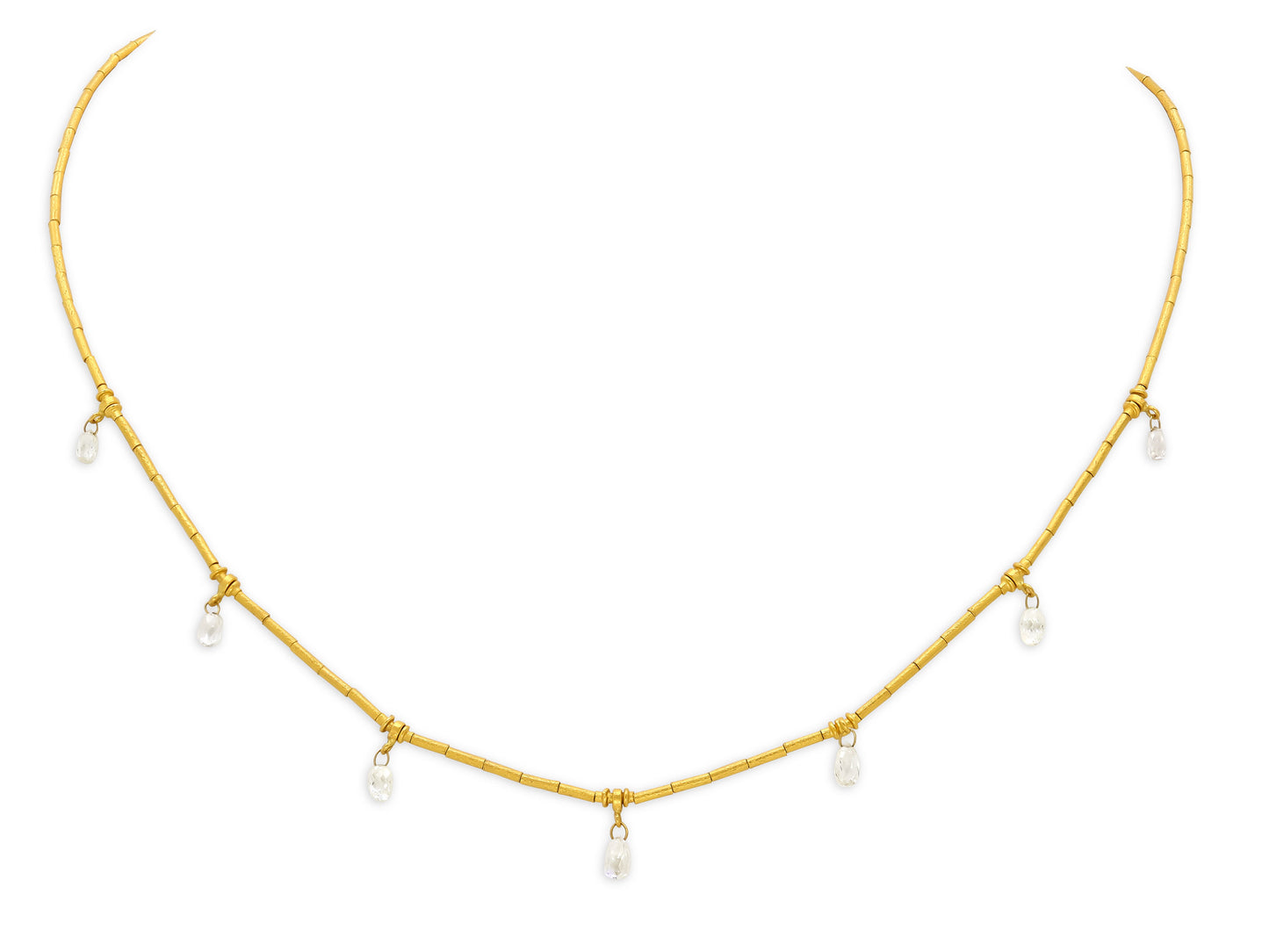 Gurhan 'Dew' Diamond Necklace in High Karat Gold