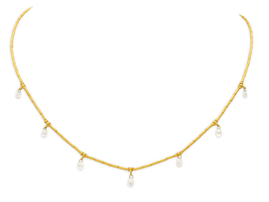 Gurhan 'Dew' Diamond Necklace in High Karat Gold