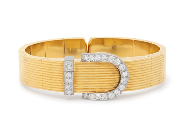 Mid-Century Tiffany & Co. Bracelet Watch in 18K Gold #521337