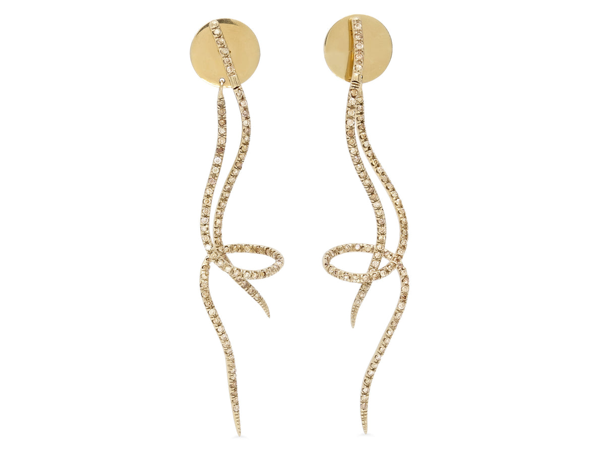H.Stern 'Zephyr' Diamond Earrings in 18K Gold