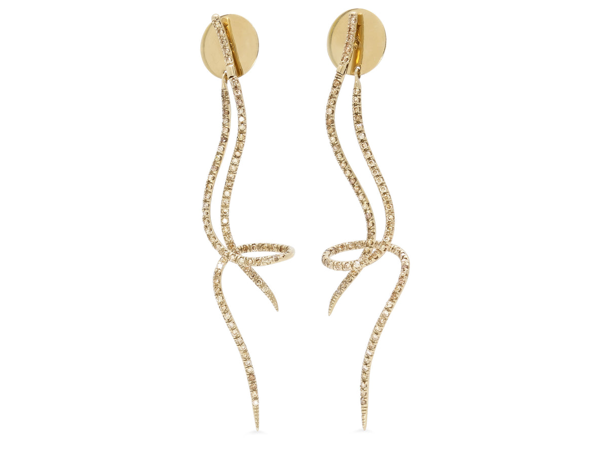 H.Stern 'Zephyr' Diamond Earrings in 18K Gold