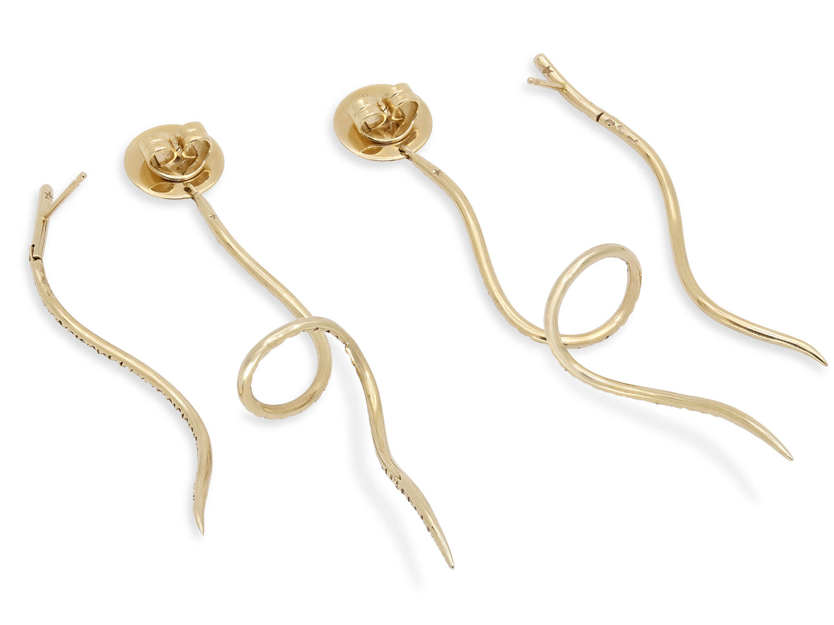 H.Stern 'Zephyr' Diamond Earrings in 18K Gold
