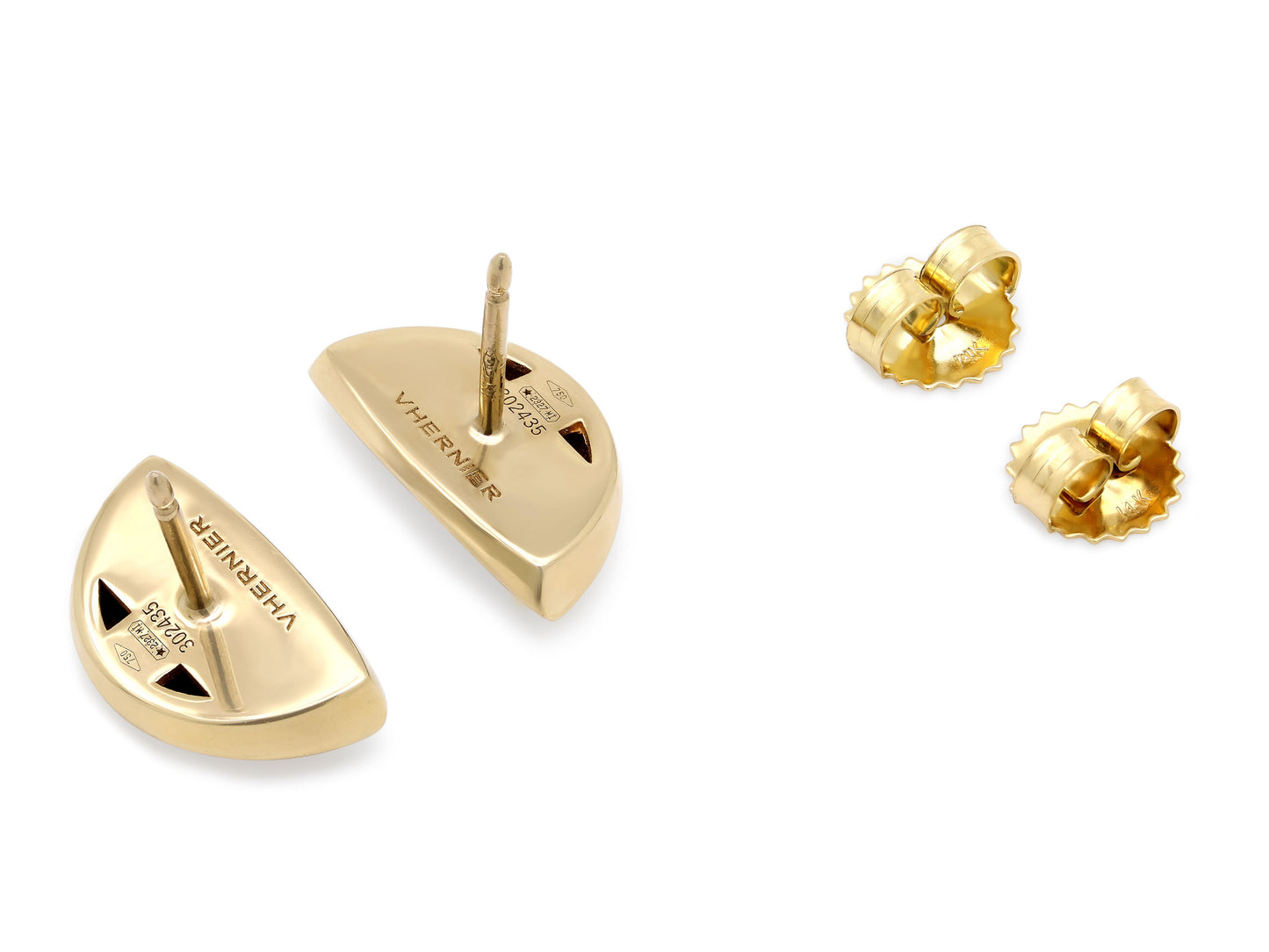 Vhernier 'Eclisse' Diamond Earrings in 18K Gold