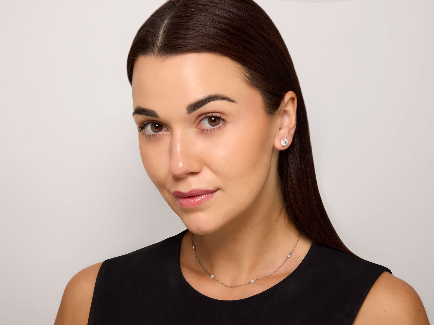 Tiffany & Co. Elsa Peretti 'Diamonds by the Yard' Necklace in Platinum