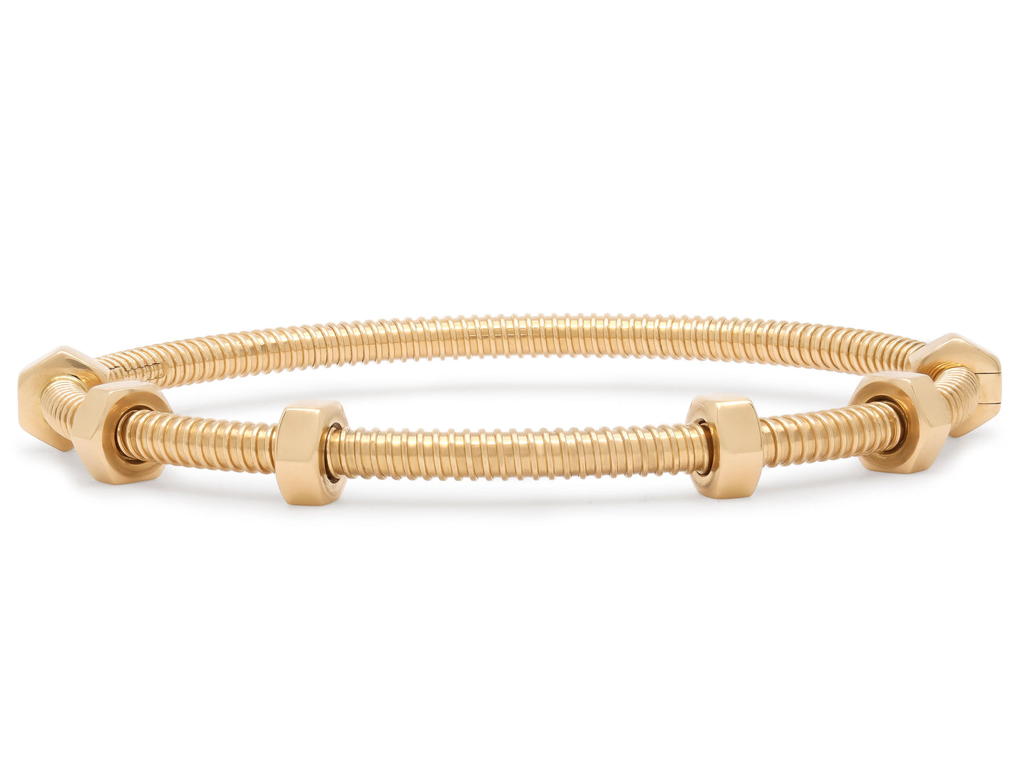 Cartier 'Écrou de Cartier' Bracelet in 18K Rose Gold, Size 17
