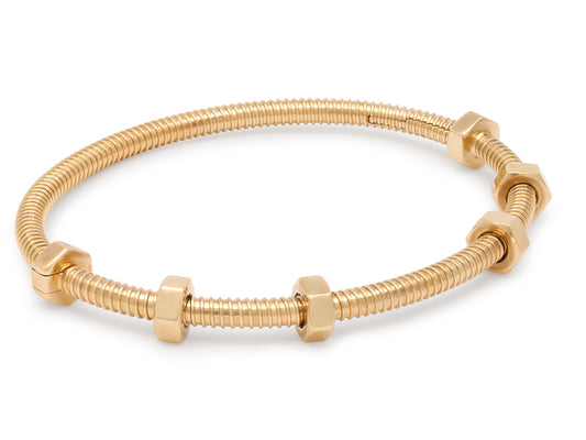 Cartier 'Écrou de Cartier' Bracelet in 18K Rose Gold, Size 17