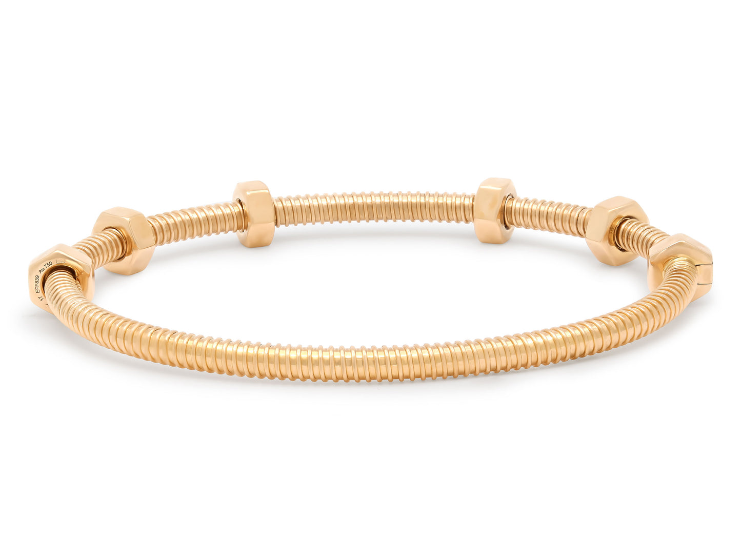 Cartier 'Écrou de Cartier' Bracelet in 18K Rose Gold, Size 17