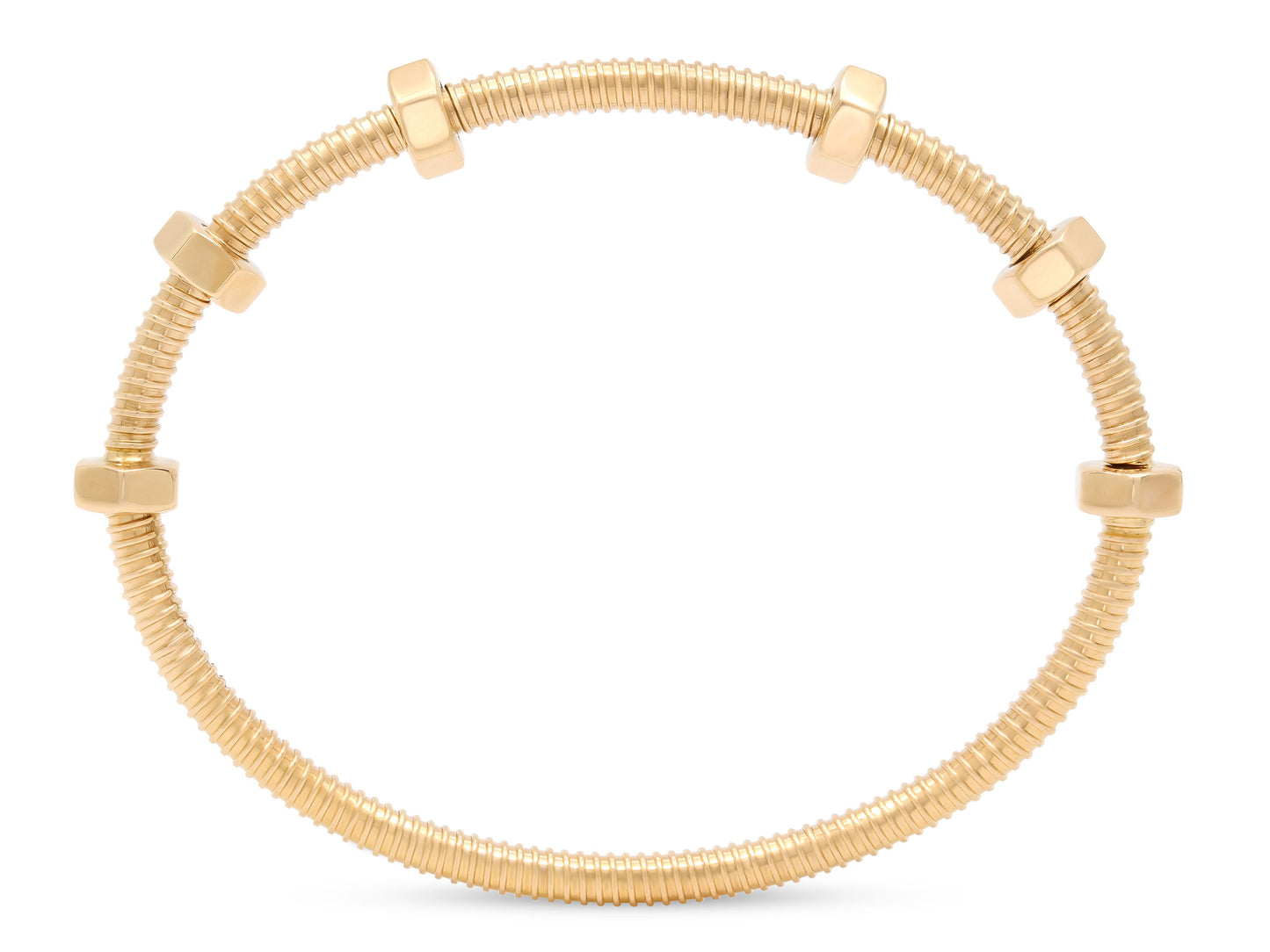 Cartier 'Écrou de Cartier' Bracelet in 18K Rose Gold, Size 17