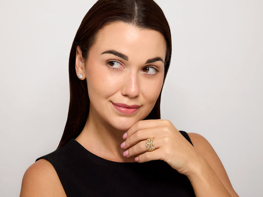 Cartier 'Maillon Panthère' Diamond Ring in 18K Gold