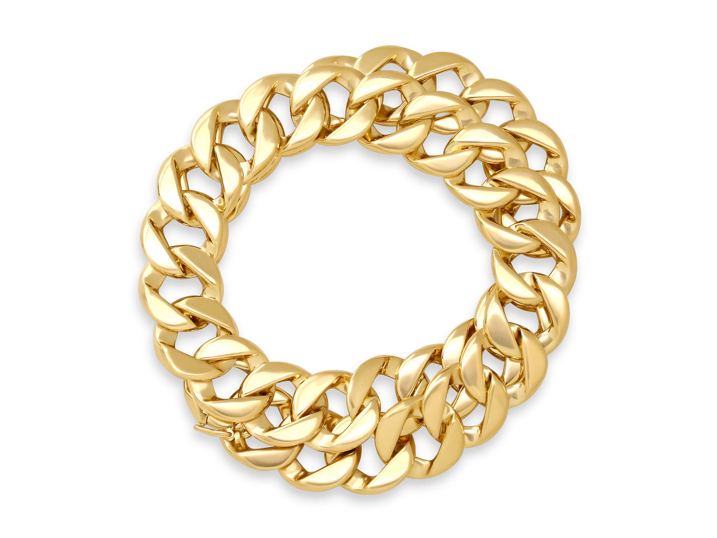 Verdura Double Wrap Curb-Link Bracelet in 18K Gold