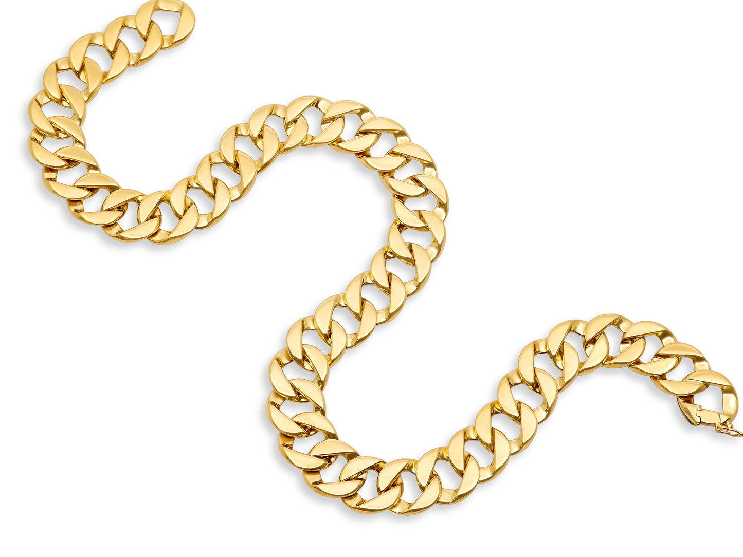 Verdura Double Wrap Curb-Link Bracelet in 18K Gold
