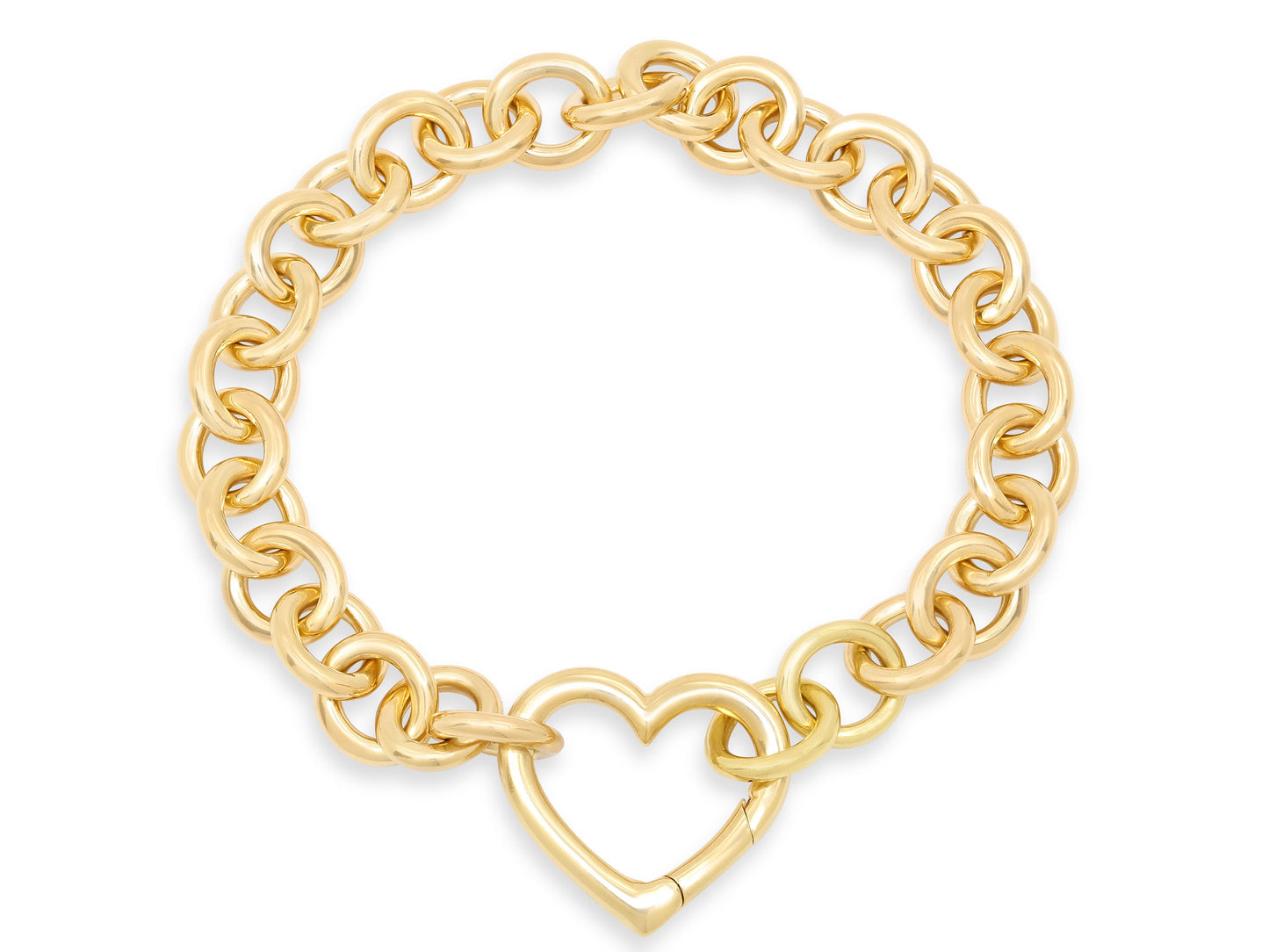 Tiffany & Co. Heart Link Bracelet in 18K Gold