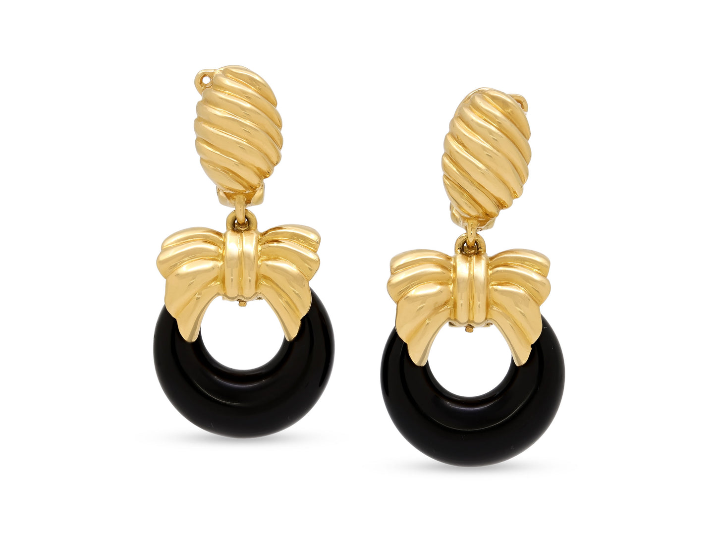 Van Cleef & Arpels Interchangeable Door Knocker Earrings in 18K Gold